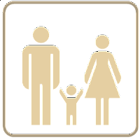 Pictogramm Familien- und Kinderfreundlich